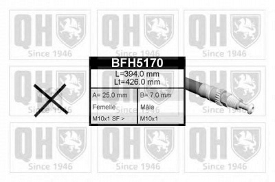 QUINTON HAZELL bfh5170 -  Тормозной шланг